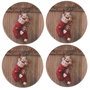 Hermia Salvamanteles Individuales Multicolor Set de 4 piezas
